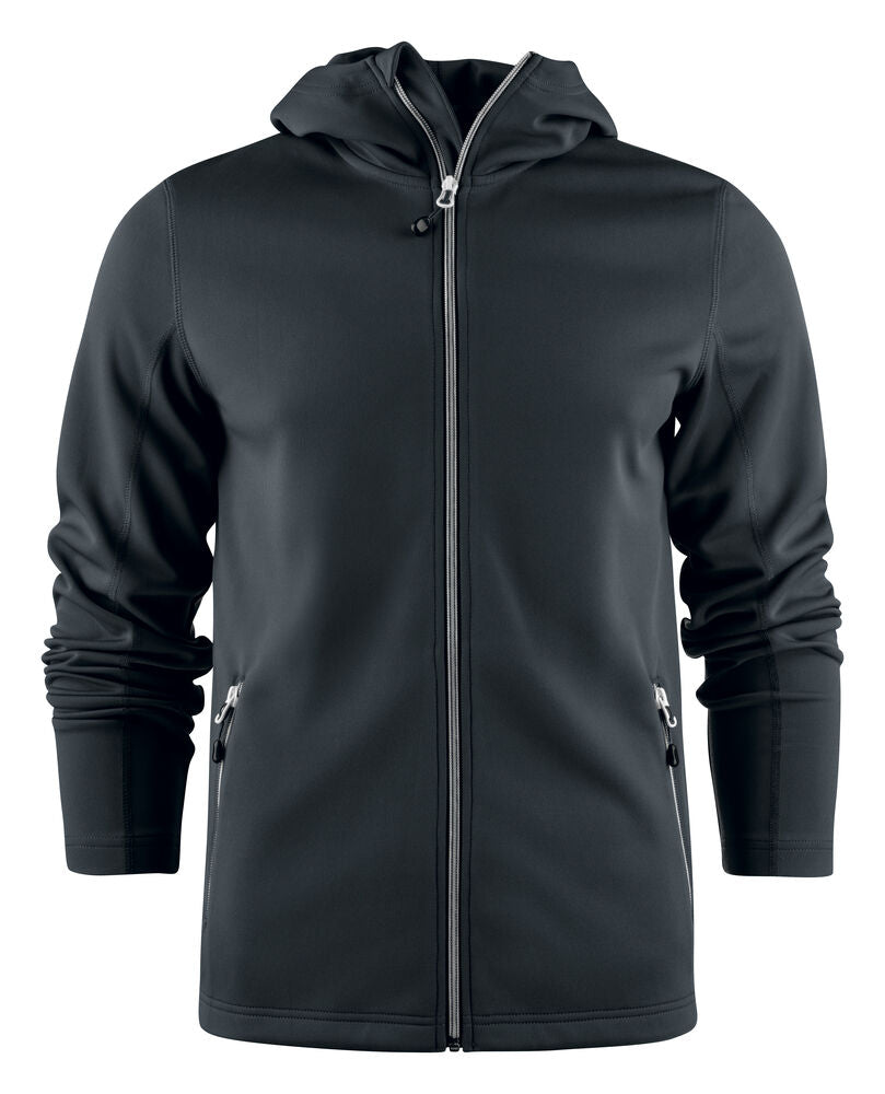 Printer Layback Hoodie Heren - Zwart