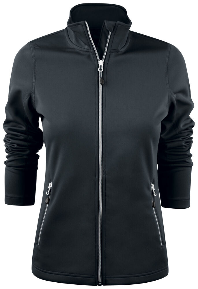 Printer Powerslide Sweater Volledige Rits Dames - Zwart