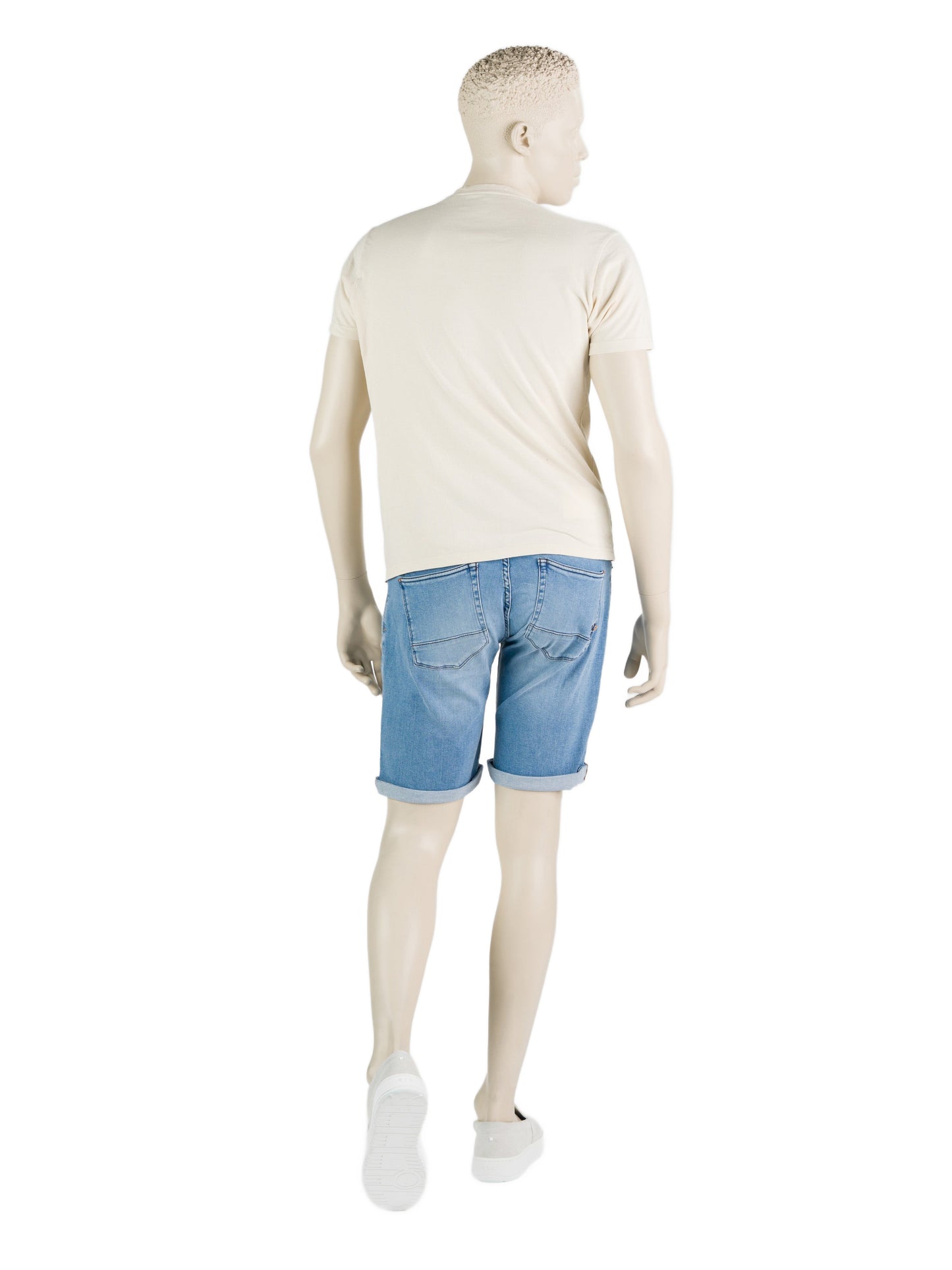 247Jeans Palm Slim Short SH06 – Heren Korte Werkbroek van Stretch Denim