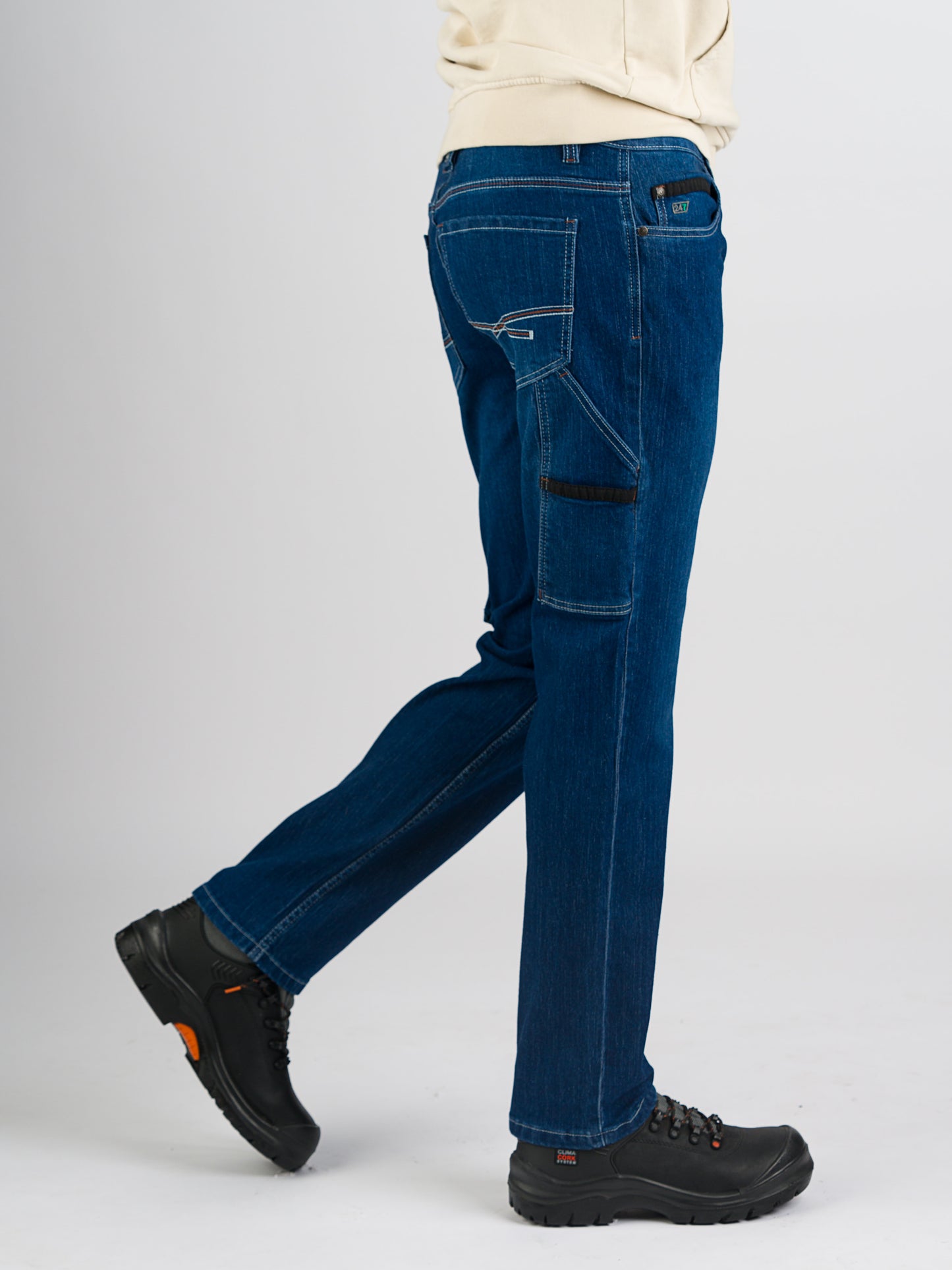 247Jeans Rhino Workwear S20 – Heren Werkbroek Medium Blue