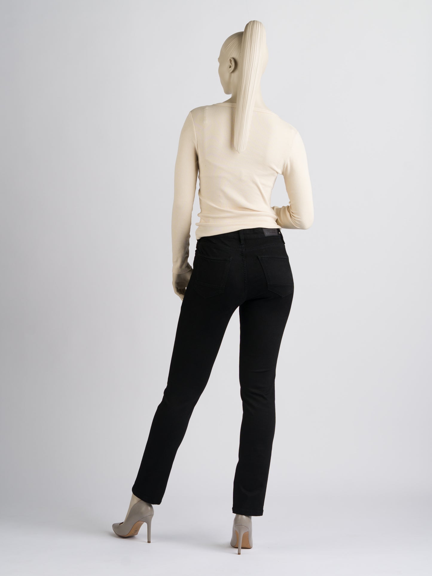 247Jeans Rose Slim SL61 – Dames Slim Fit Jeans – Black – Damesjeans