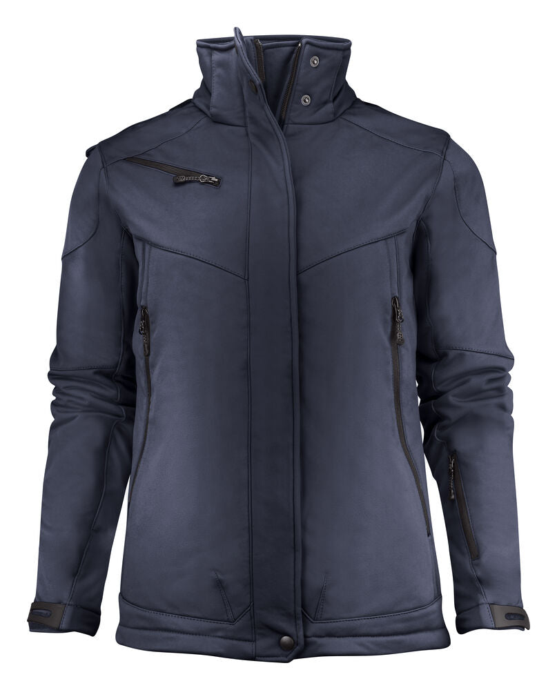 Printer Skeleton Softshell Jas Dames
