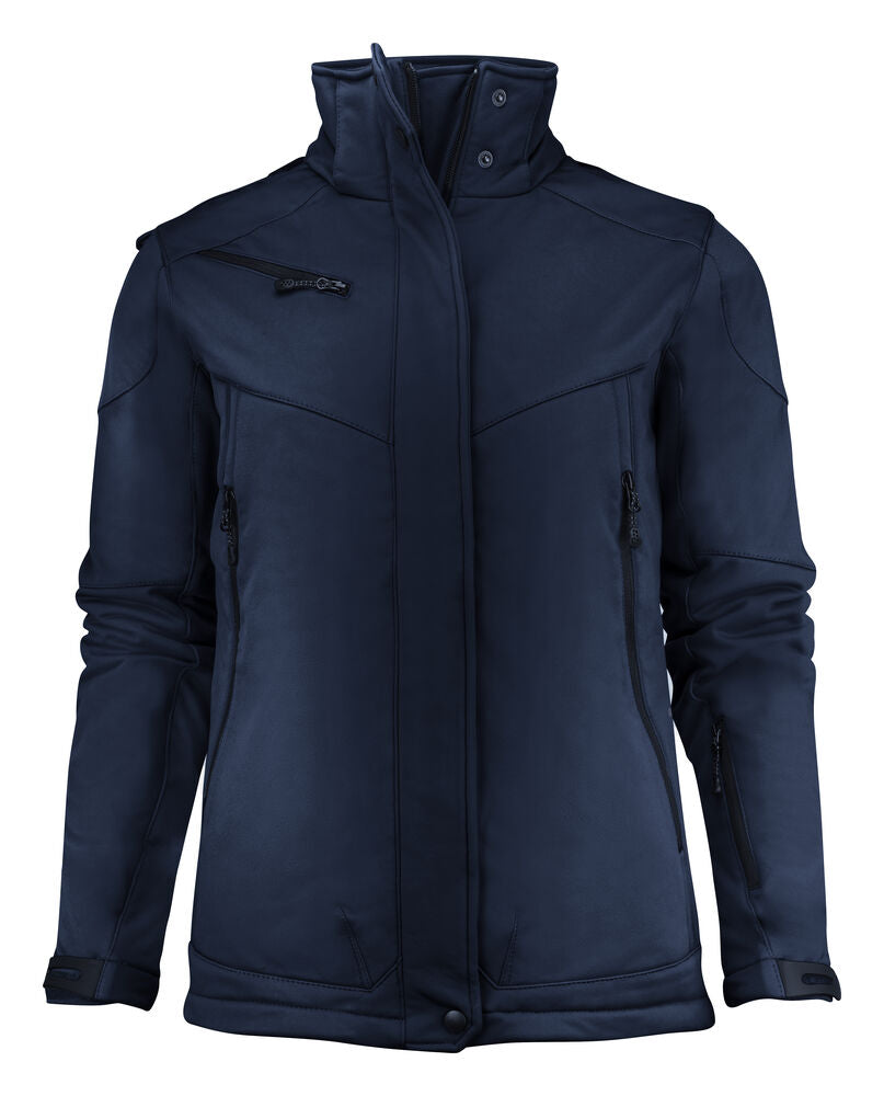 Printer Skeleton Softshell Jas Dames