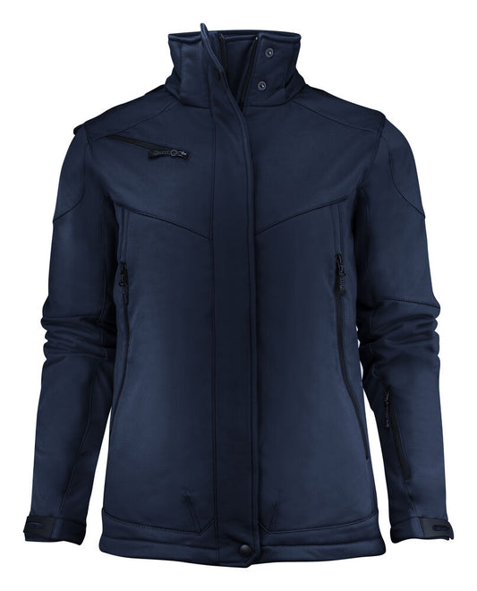 Printer Skeleton Softshell Jas Dames