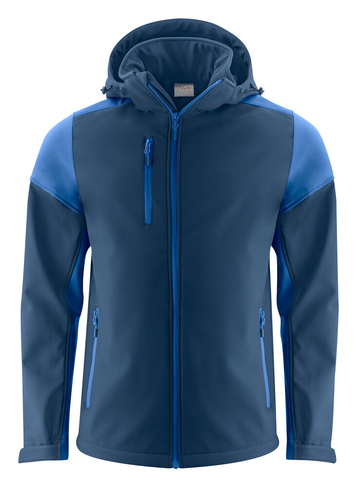 Printer Prime Softshell Jas Heren - Marine/Kobalt