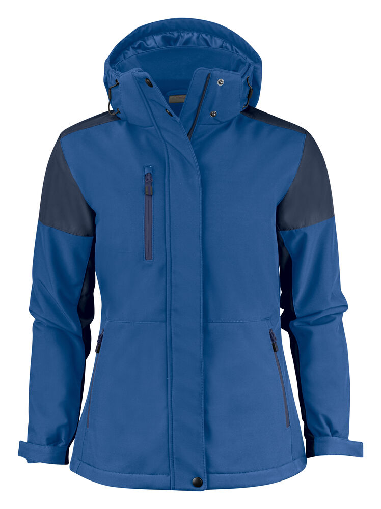 Printer Prime Padded Softshell Jas Dames - Kobalt/Marine