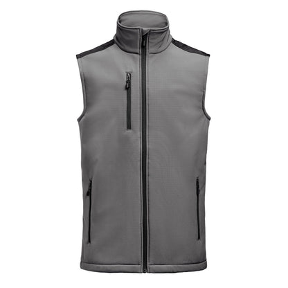 Printer Prime Softshell Bodywarmer Heren - Staalgrijs/Zwart