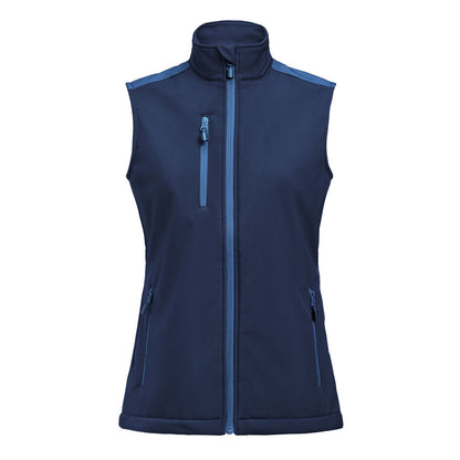Printer Prime Softshell Bodywarmer Dames - Marine/Kobalt