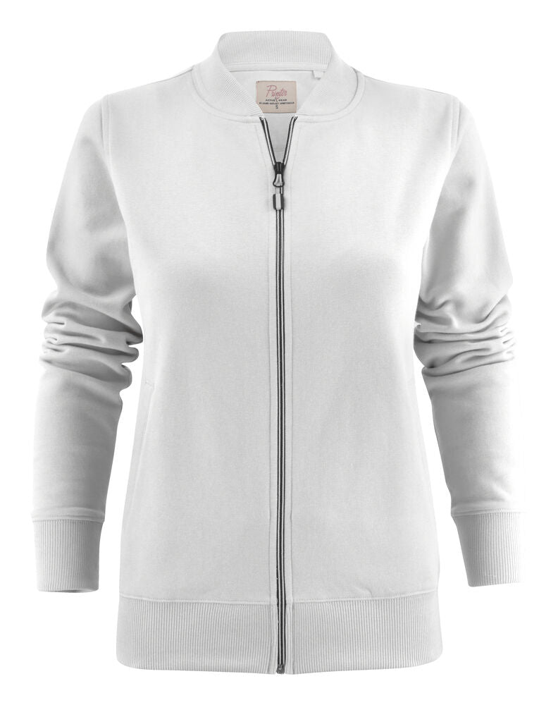 Printer Javelin Sweater Volledige Rits Dames - Wit