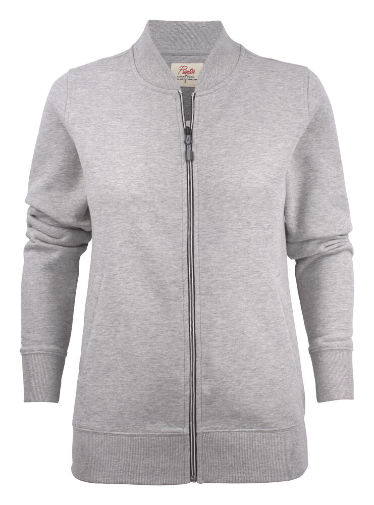 Printer Javelin Sweater Volledige Rits Dames - Grijs Mêlée