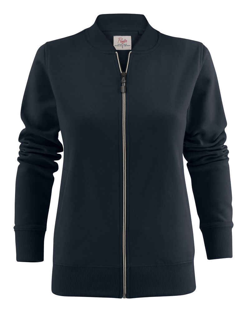 Printer Javelin Sweater Volledige Rits Dames - Donker Marine