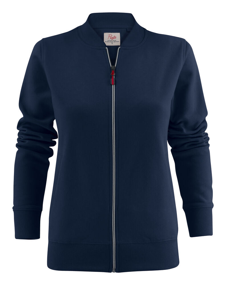 Printer Javelin Sweater Volledige Rits Dames - Donker Marine