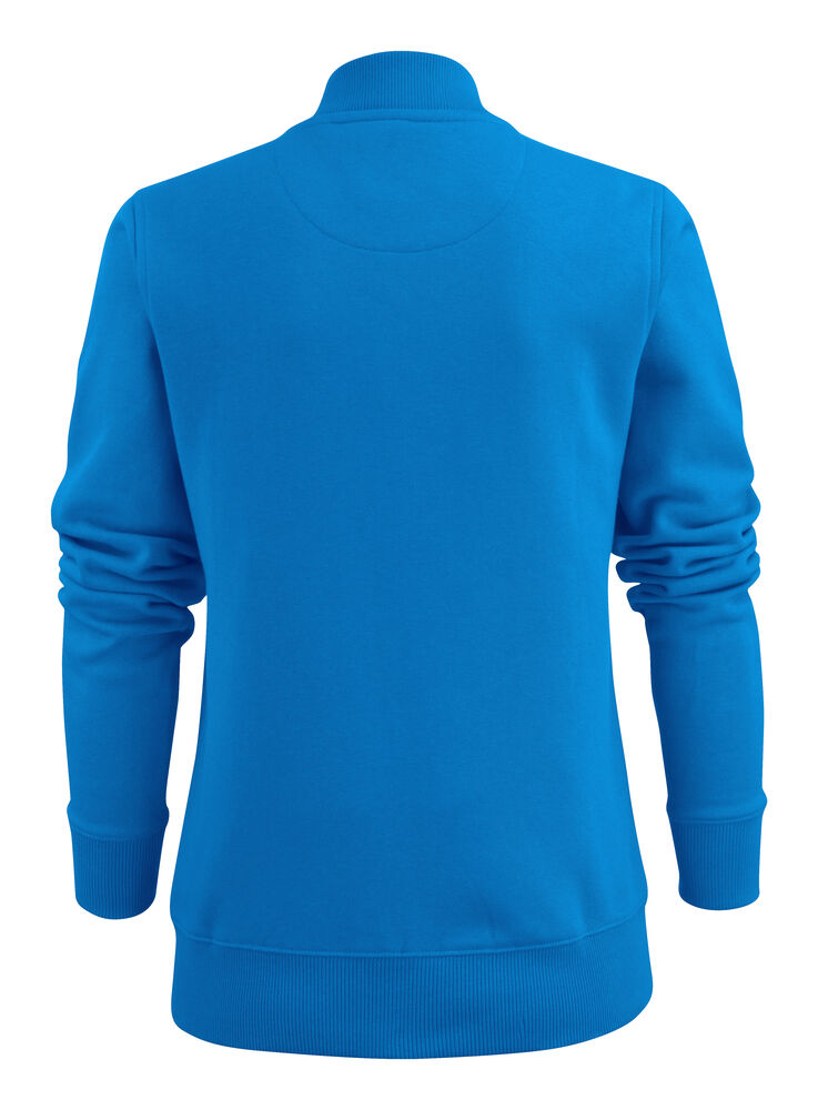 Printer Javelin Sweater Volledige Rits Dames - Oceaan Blauw