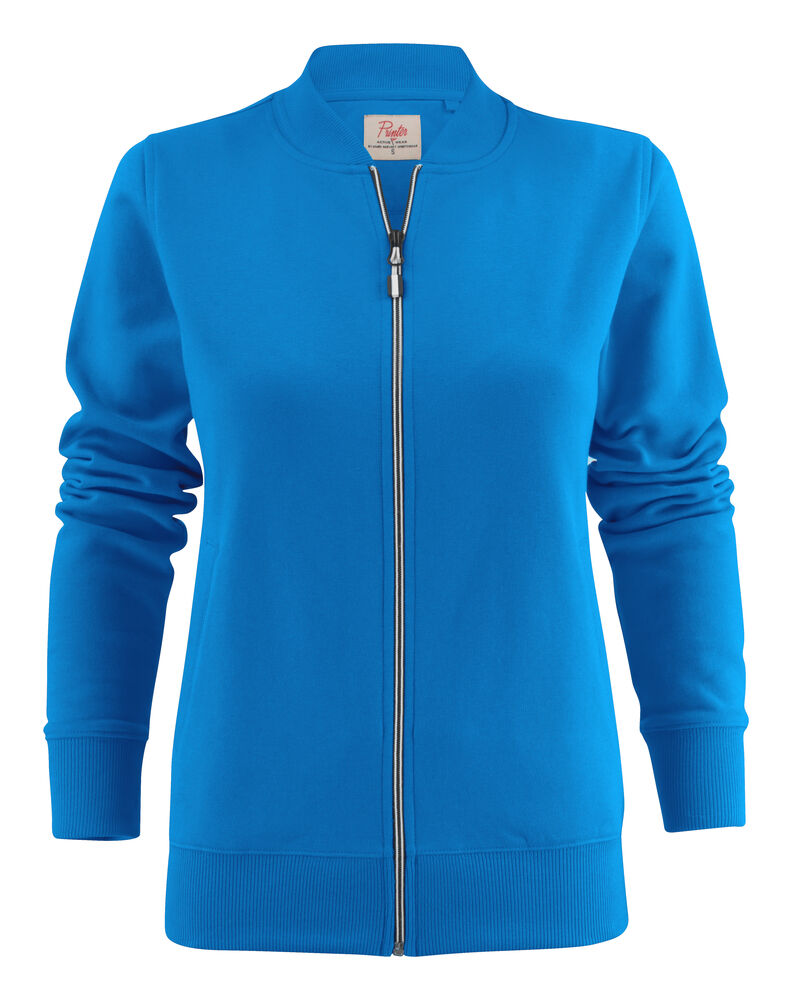 Printer Javelin Sweater Volledige Rits Dames - Oceaan Blauw