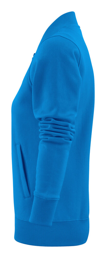 Printer Javelin Sweater Volledige Rits Dames - Oceaan Blauw