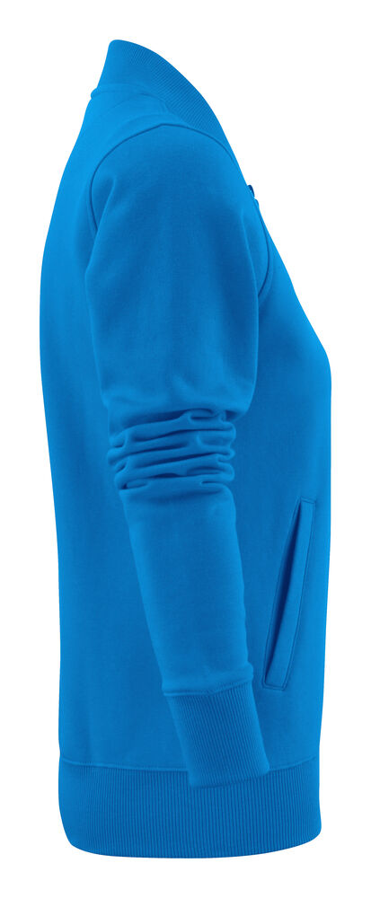 Printer Javelin Sweater Volledige Rits Dames - Oceaan Blauw