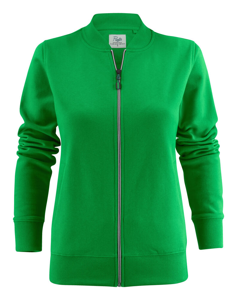 Printer Javelin Sweater Volledige Rits Dames - Frisgroen