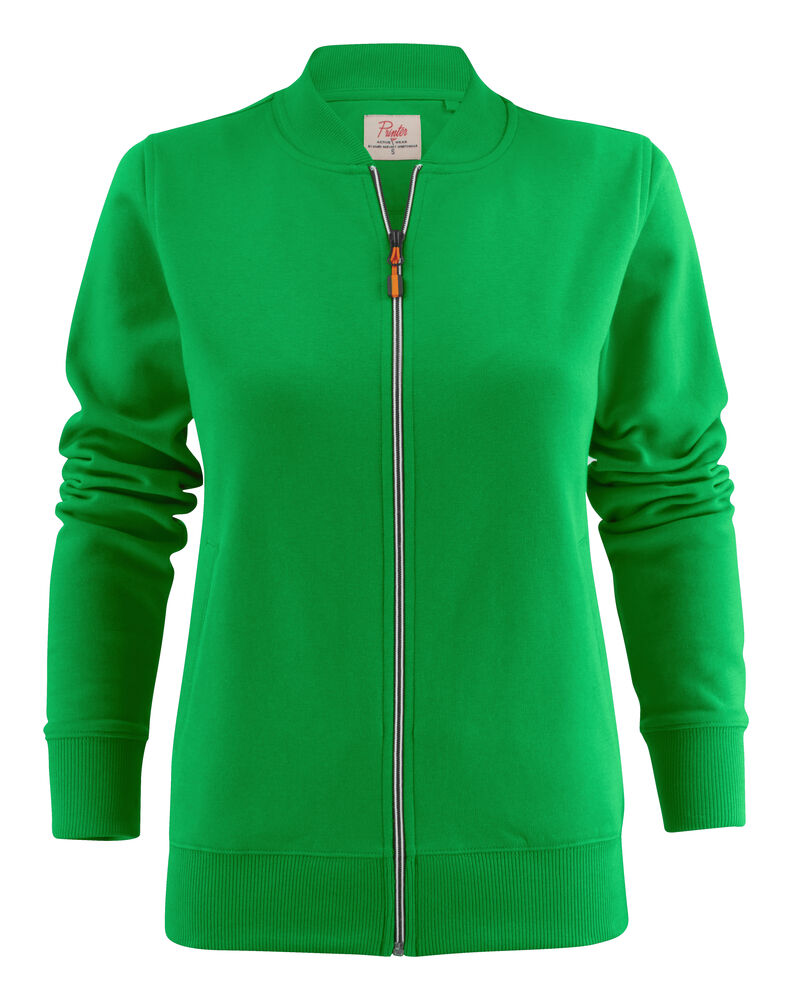 Printer Javelin Sweater Volledige Rits Dames - Frisgroen