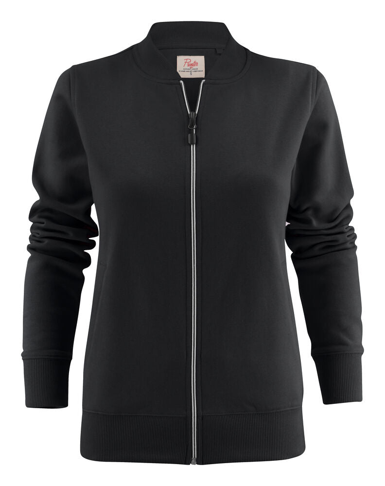 Printer Javelin Sweater Volledige Rits Dames - Zwart