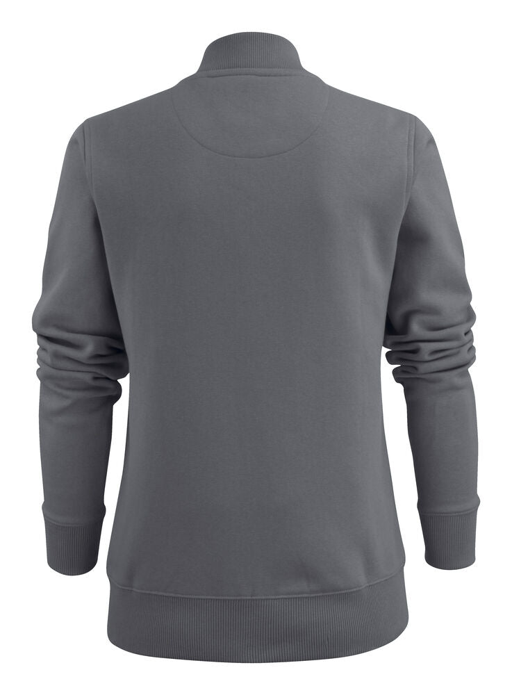 Printer Javelin Sweater Volledige Rits Dames - Staalgrijs