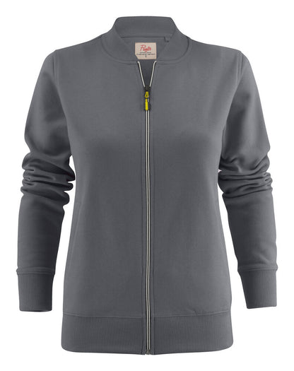 Printer Javelin Sweater Volledige Rits Dames - Staalgrijs