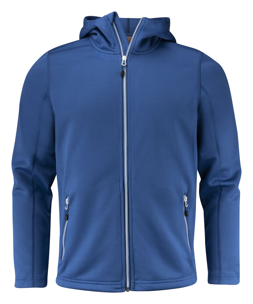 Printer Layback Hoodie Heren - Helder Blauw