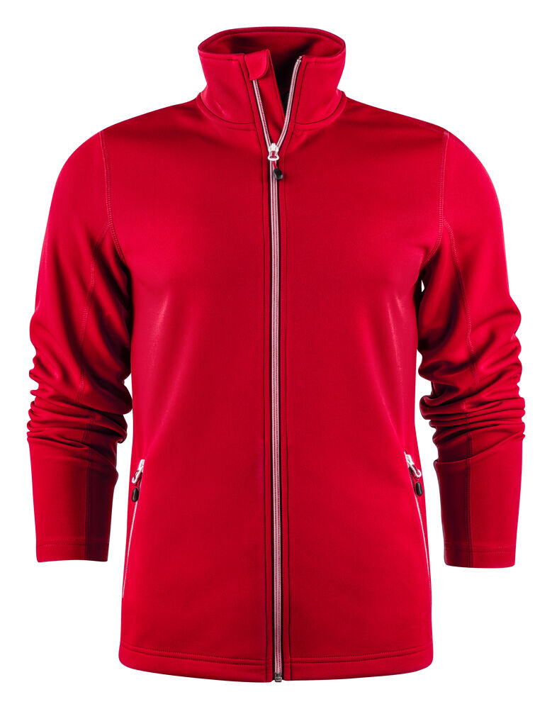 Printer Powerslide Sweater Volledige Rits Heren - Rood