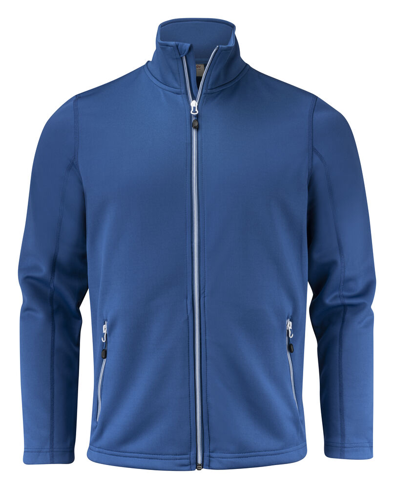 Printer Powerslide Sweater Volledige Rits Heren - Helder Blauw