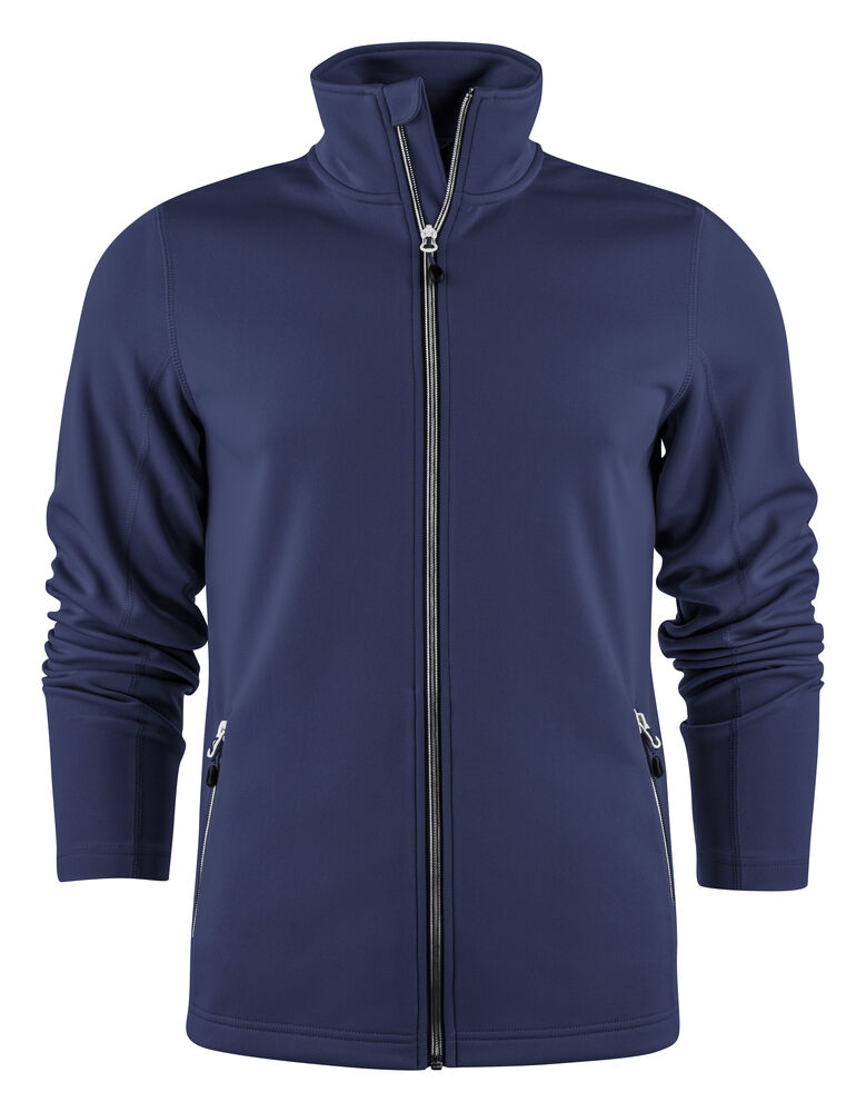 Printer Powerslide Sweater Volledige Rits Heren - Marine