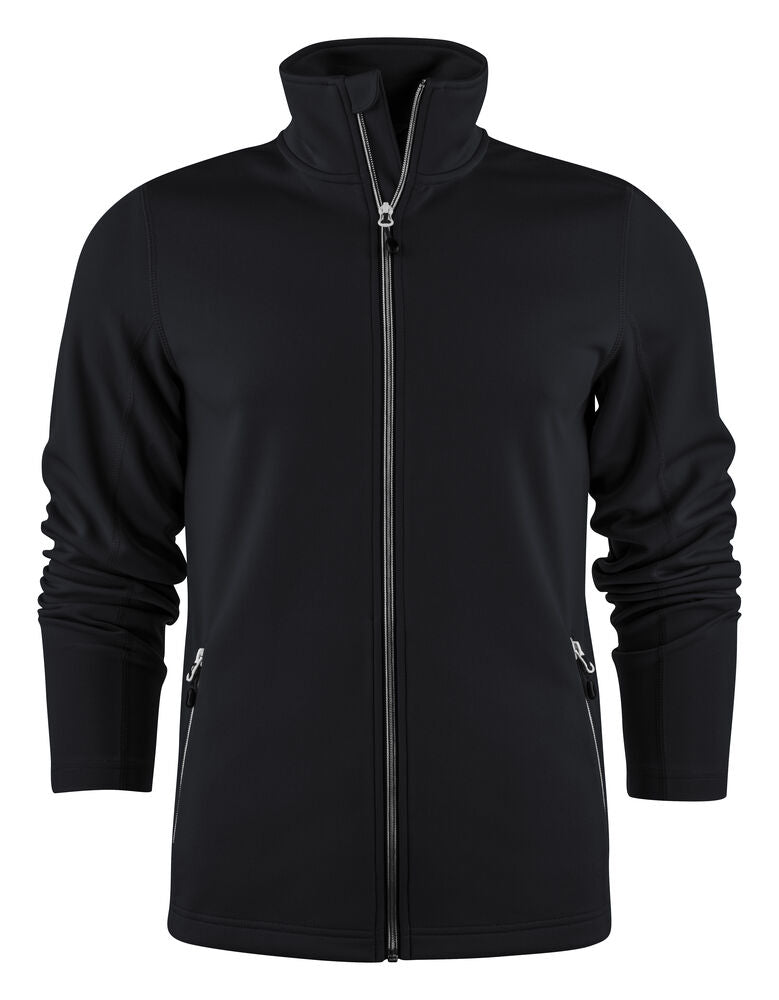 Printer Powerslide Sweater Volledige Rits Heren - Zwart