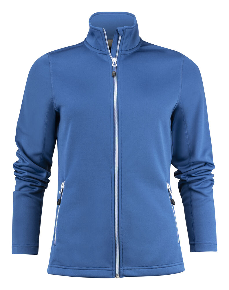 Printer Powerslide Sweater Volledige Rits Dames - Helder Blauw