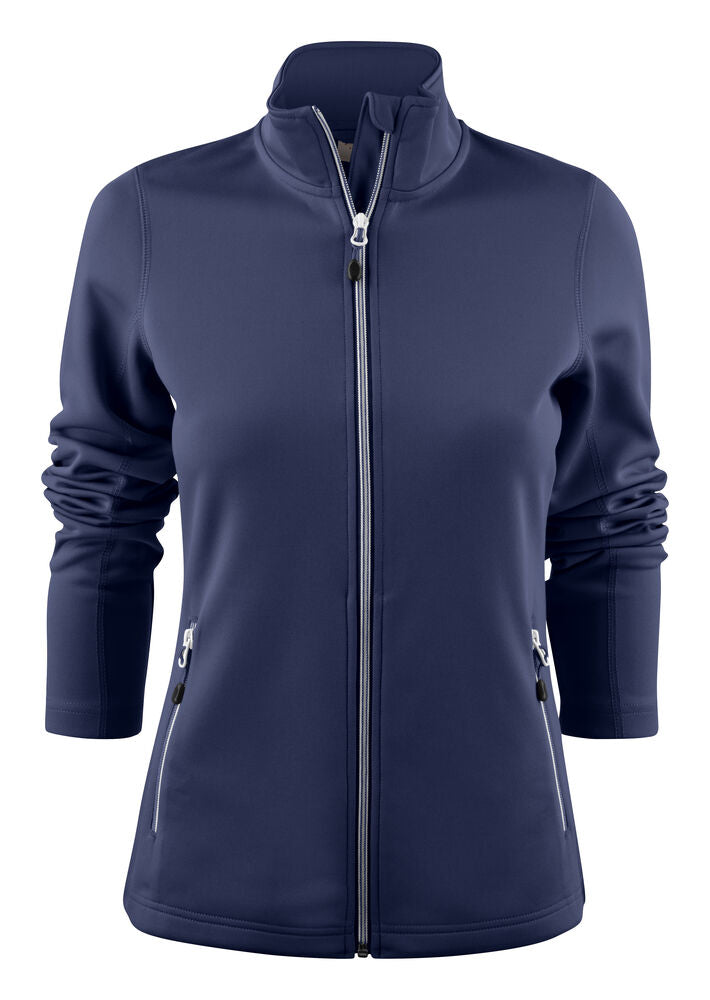 Printer Powerslide Sweater Volledige Rits Dames - Marine