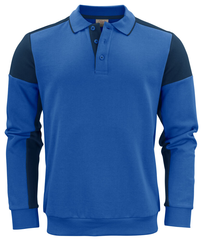 Printer Prime Polosweater Unisex - Kobalt/Marine