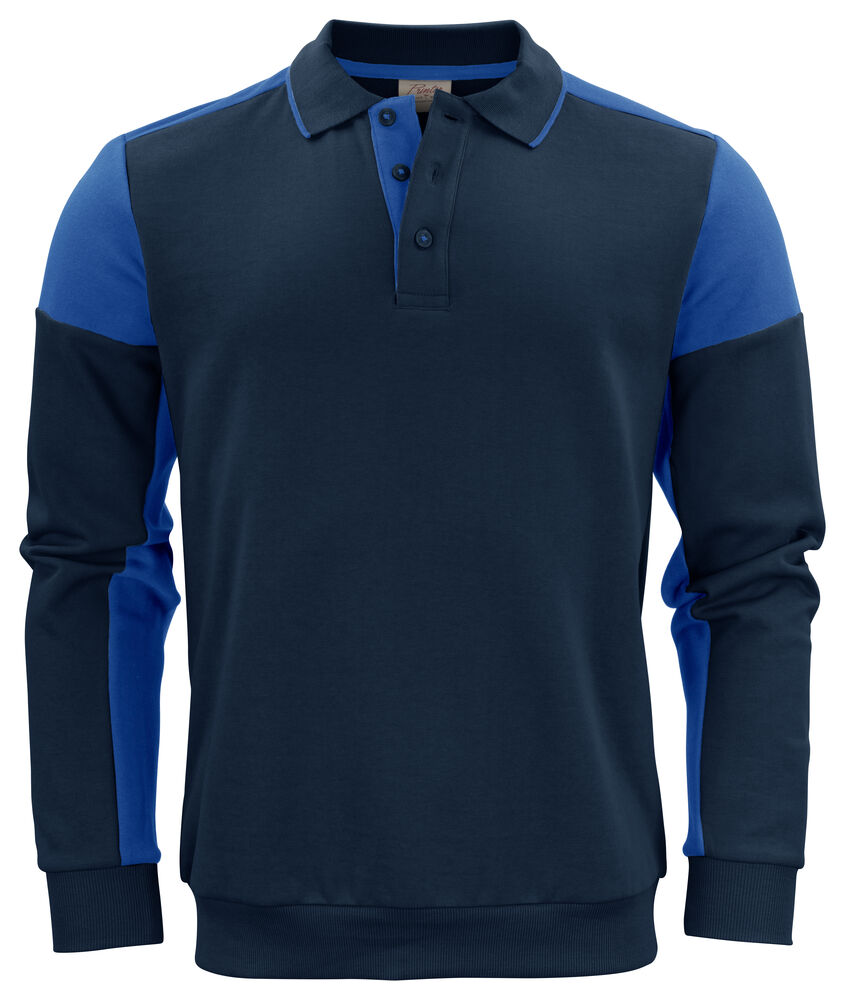 Printer Prime Polosweater Unisex - Marine/Kobalt