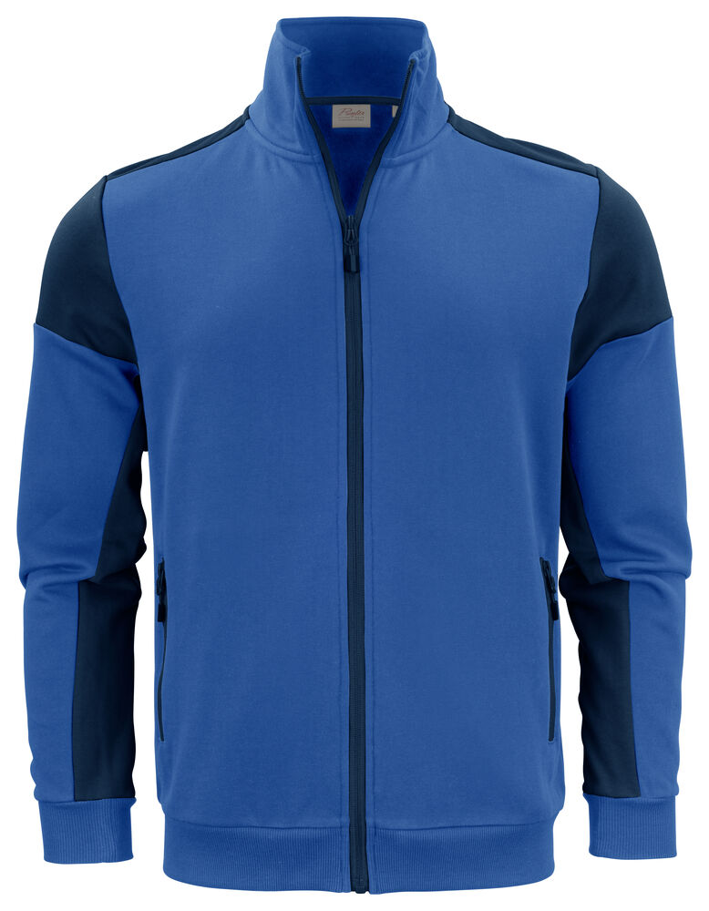 Printer Prime Sweater Volledige Rits Heren - Kobalt/Marine