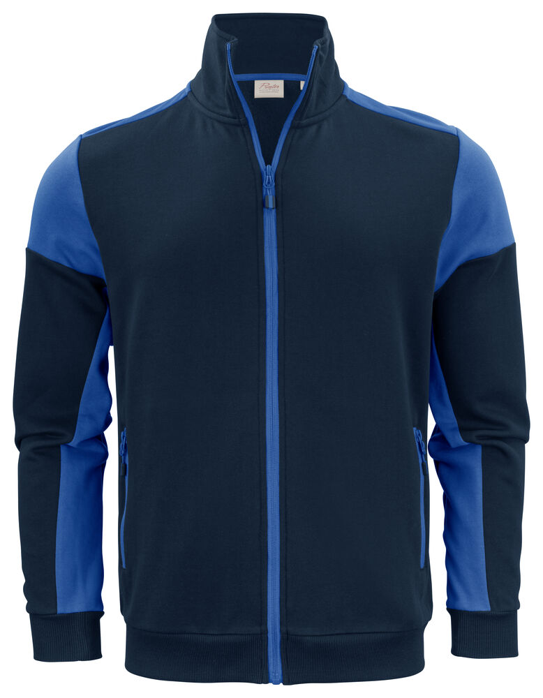 Printer Prime Sweater Volledige Rits Heren - Marine/Kobalt
