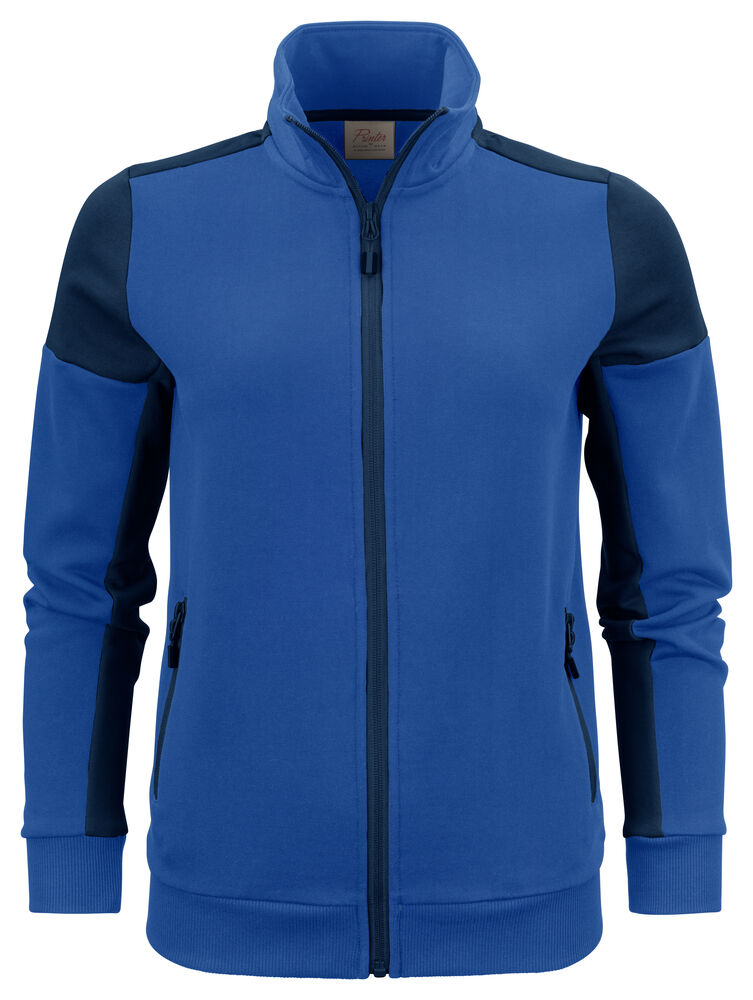 Printer Prime Sweater Volledige Rits Dames - Kobalt/Marine