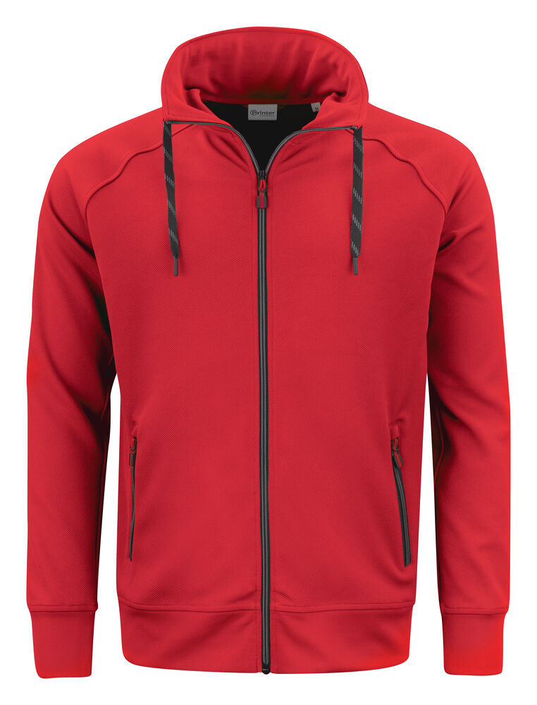 Printer Jog RSX Sweater Volledige Rits Heren - Rood