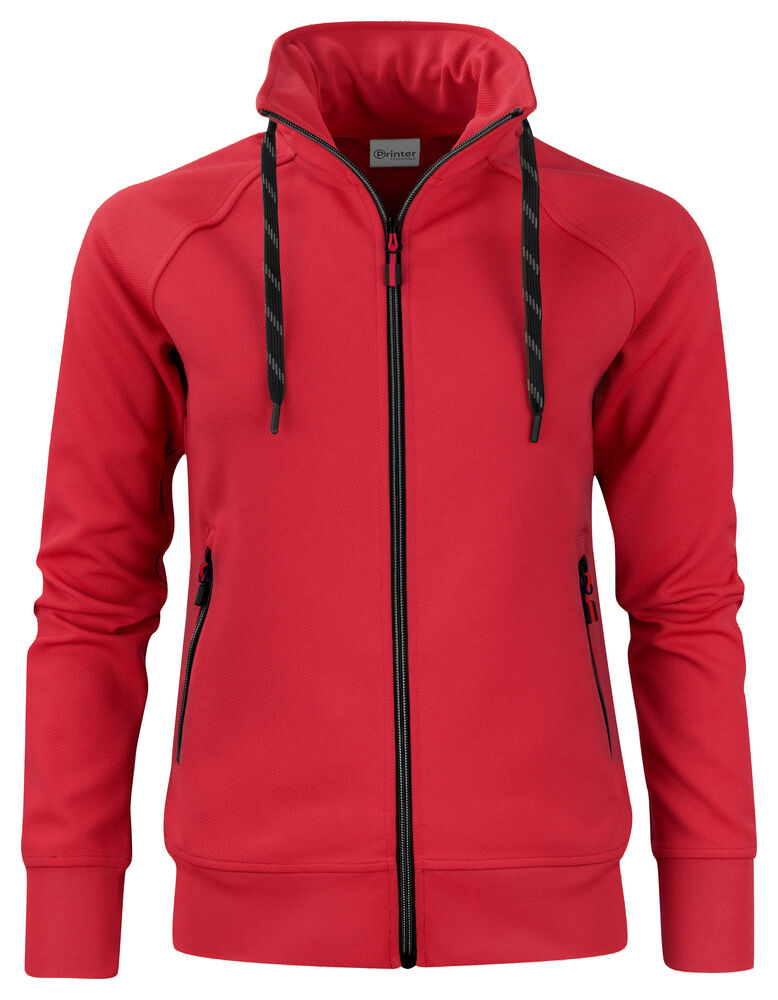 Printer Jog RSX Sweater Volledige Rits Dames - Rood
