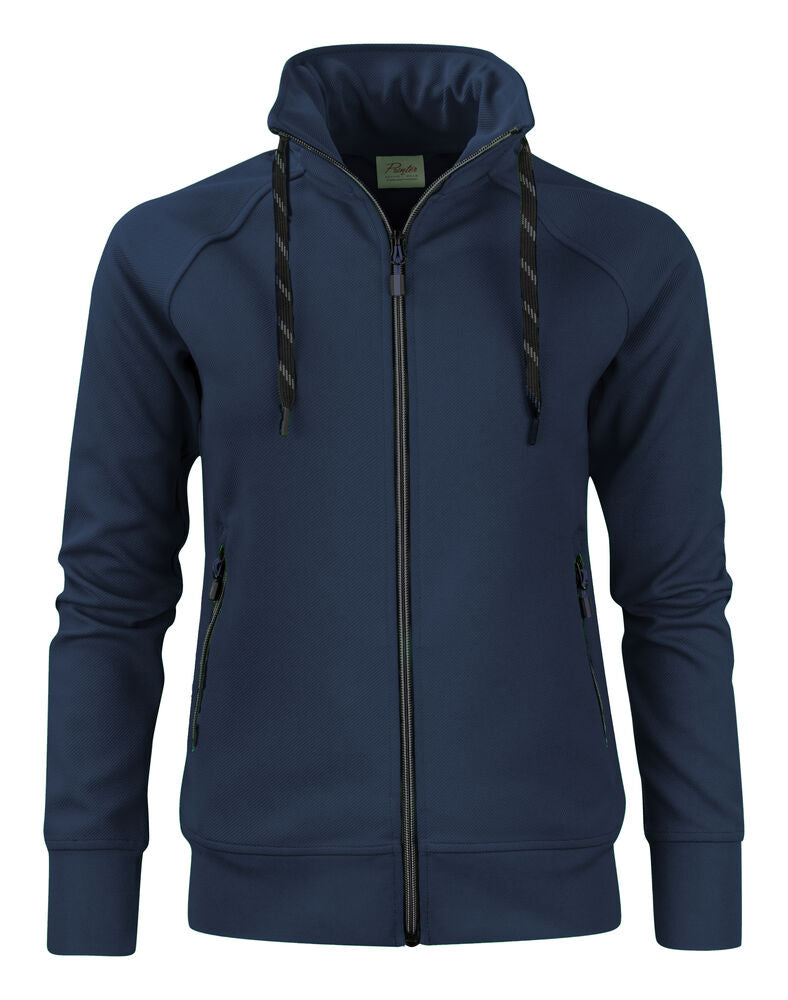 Printer Jog RSX Sweater Volledige Rits Dames - Marine