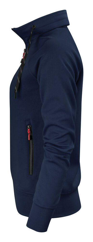 Printer Jog RSX Sweater Volledige Rits Dames - Marine