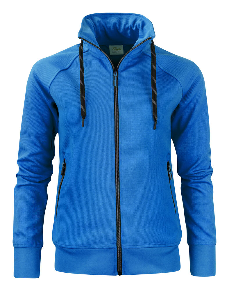 Printer Jog RSX Sweater Volledige Rits Dames - Oceaan Blauw
