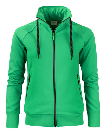 Printer Jog RSX Sweater Volledige Rits Dames - Frisgroen