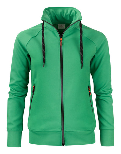 Printer Jog RSX Sweater Volledige Rits Dames - Frisgroen