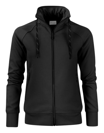 Printer Jog RSX Sweater Volledige Rits Dames - Zwart