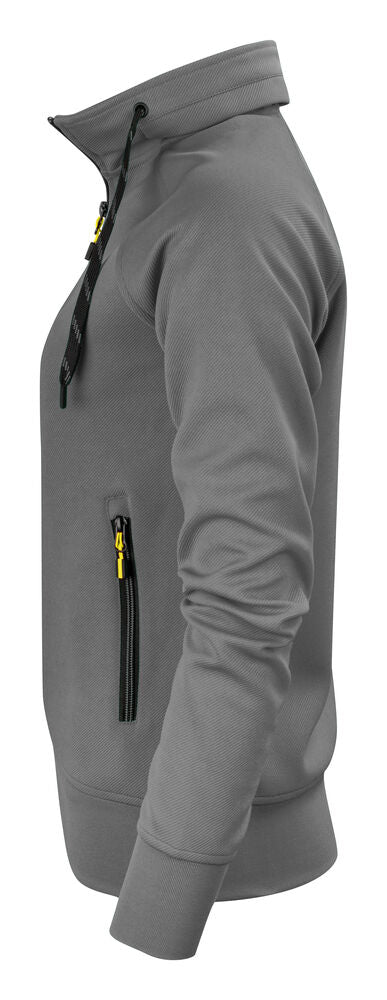 Printer Jog RSX Sweater Volledige Rits Dames - Staalgrijs