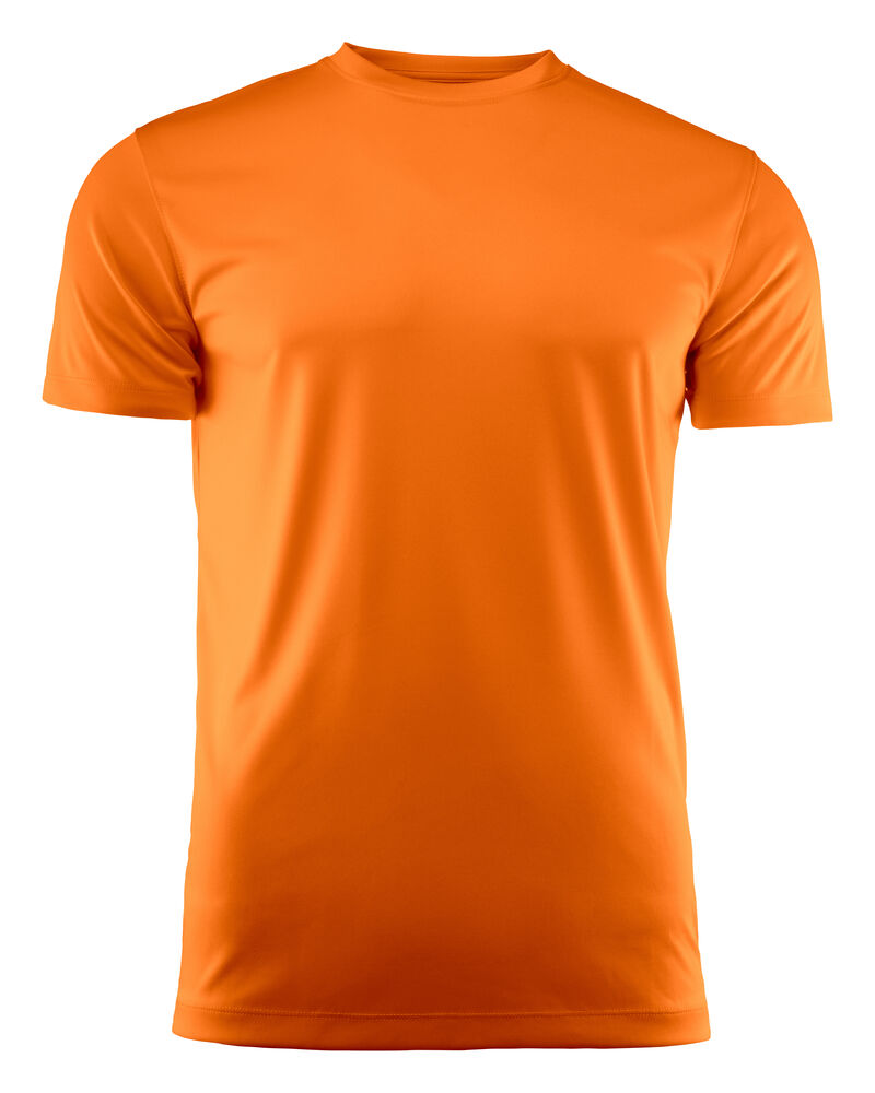 Printer Run T-Shirt Heren - Oranje