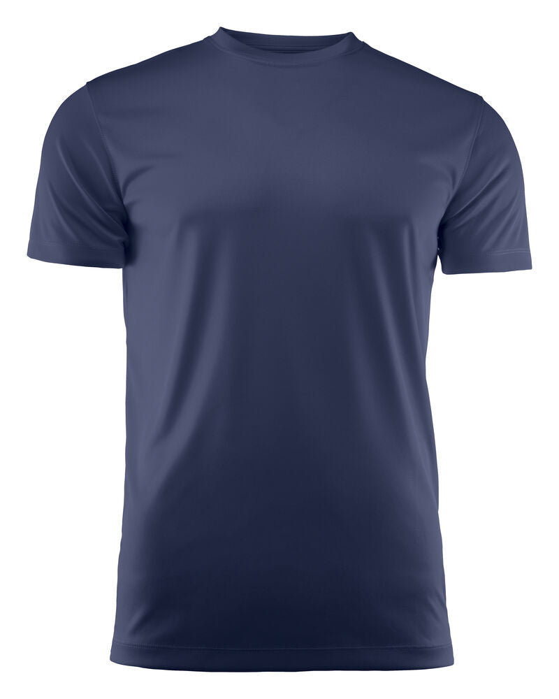 Printer Run T-Shirt Heren - Marine
