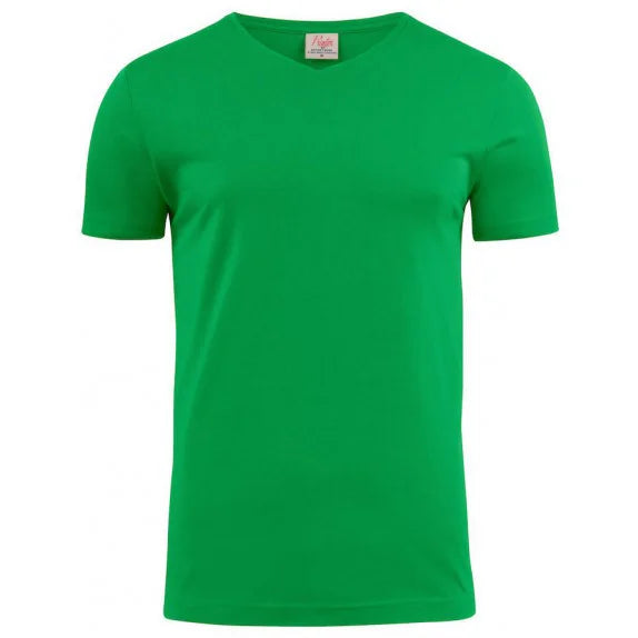 Printer Heavy V-neck T-Shirt Heren