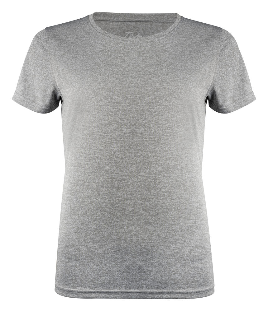 Printer Run T-Shirt Dames - Grijs Mêlée